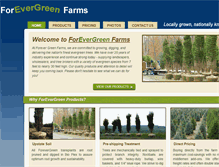 Tablet Screenshot of forevergreensrus.com